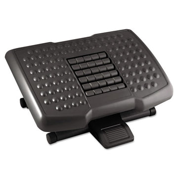Kantek Premium Adjustable Footrest With Rollers, Plastic, 18w X 13d X 4h, Black freeshipping - TVN Wholesale